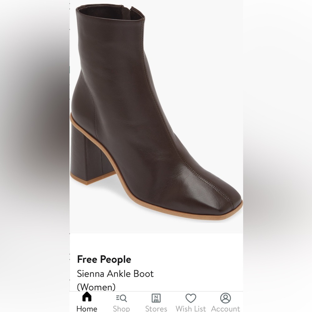 Free People Sienna Boots “hot fudge” sz 9 worn once
